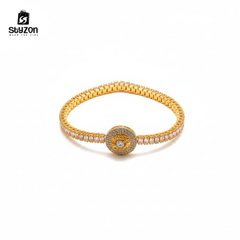 Styzon Royal Medallion – Ornate Crystal Bracelet thumbnail 2